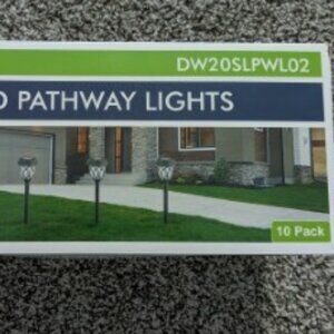 ExcMark Solar Led Pathway lights - 10 pack - New in box